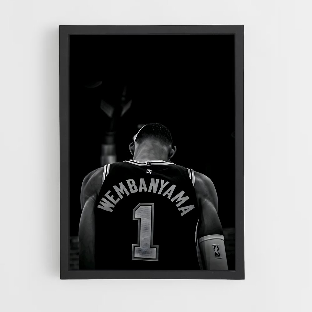 Poster Victor wembanyama – affiche Basketball (vue 2)